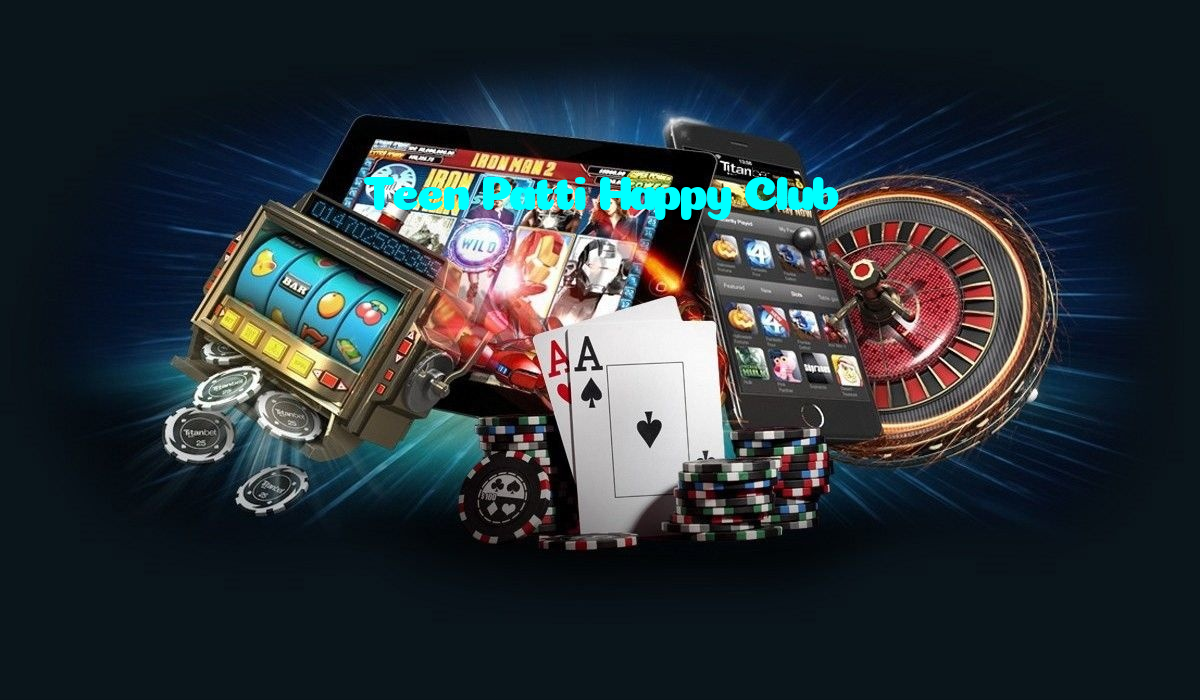 Teen Patti Happy Club casino presented on mobile device in Pakistan with slots and live games