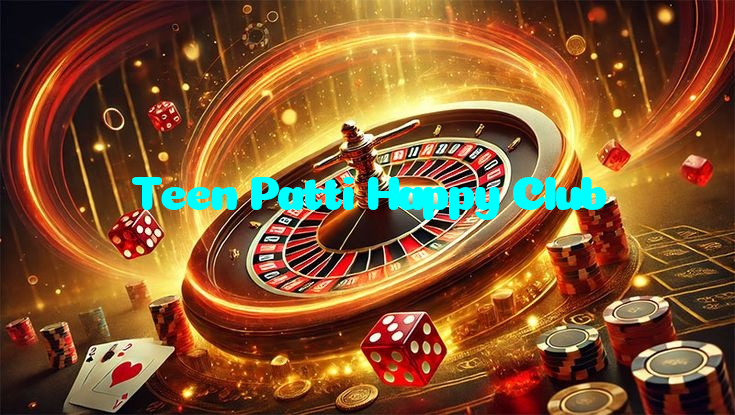 Teen Patti Happy Club casino presented on mobile device in Pakistan with slots and live games